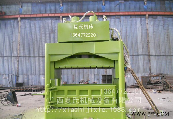 大型立式液压打包机、铝合金液压打包机、ZX1-300、吨重型打包机图2