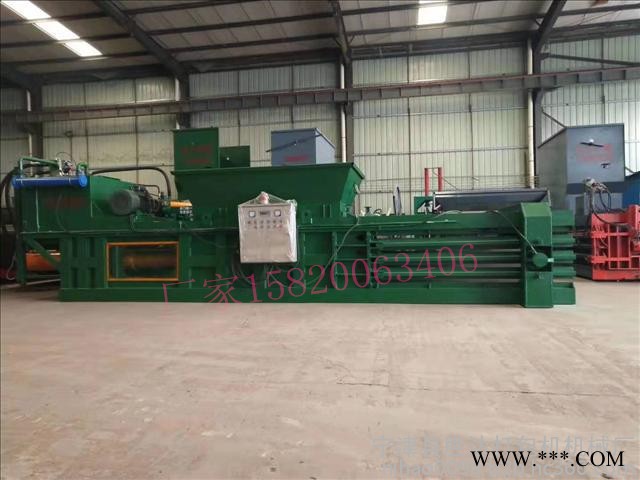 宁津胜达120型 废纸液压打包机厂家废塑料铁皮棉花卧式液压打包机秸秆类草类打包机图5