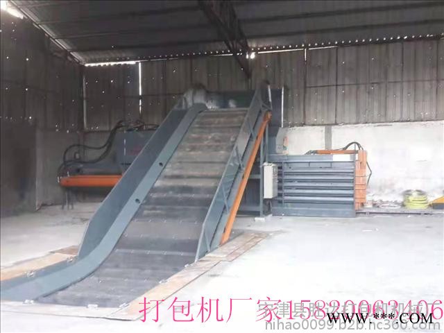 宁津胜达120型 废纸液压打包机厂家废塑料铁皮棉花卧式液压打包机秸秆类草类打包机图4