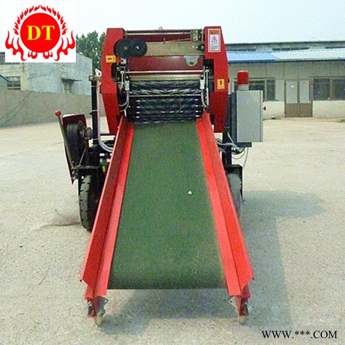 青储打捆机 青贮草料打包机 电机国标品质 德泰牧草打包机图6