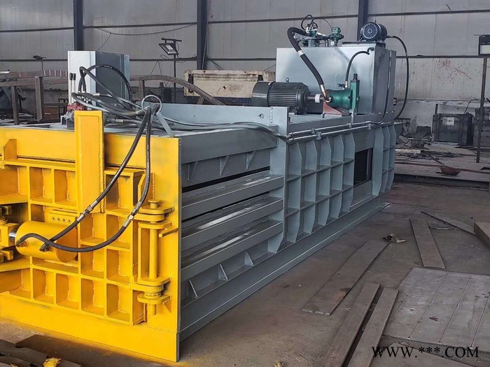 东北卧式秸秆液压打捆机废纸打包机图8