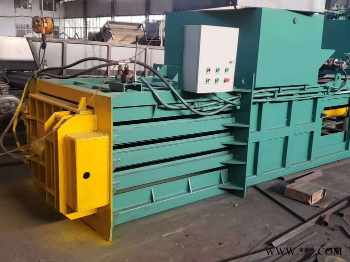 东北卧式秸秆液压打捆机废纸打包机图7