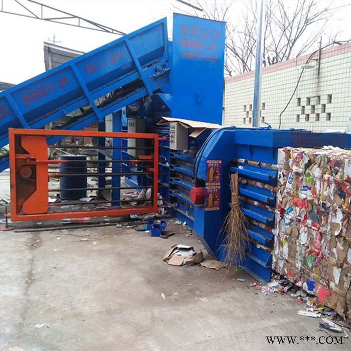 东北卧式秸秆液压打捆机废纸打包机图5