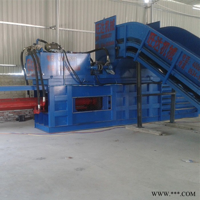 东北卧式秸秆液压打捆机废纸打包机图3