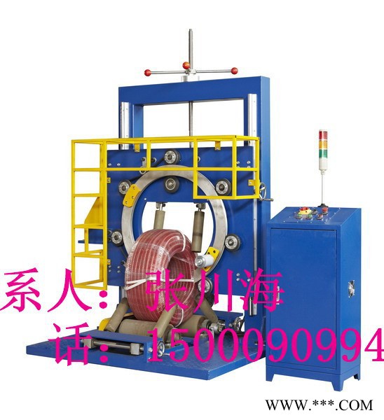 景林包装GS300地暖管专用打包机，地暖管打包机可以实现自动包装图3