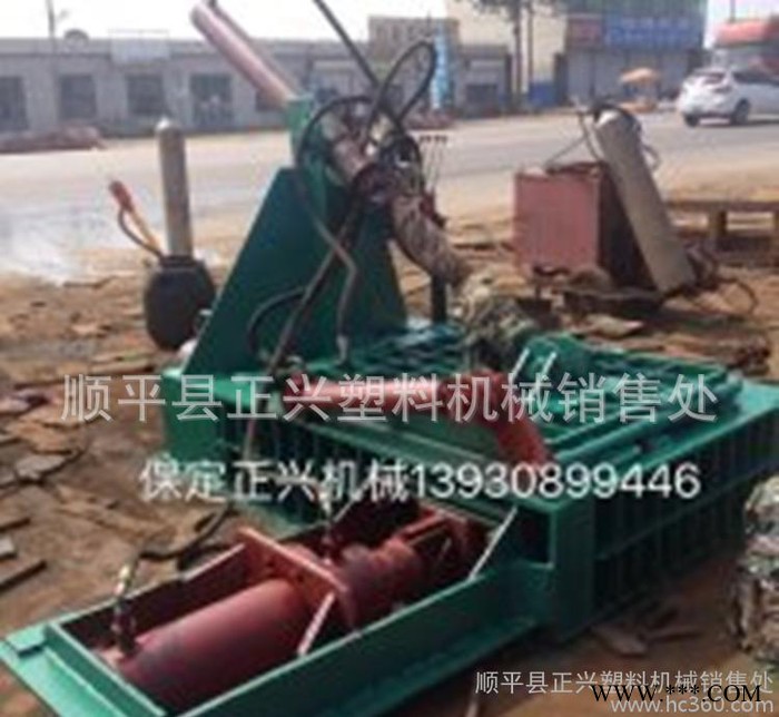 金属打包机、易拉罐铁、铝挤压成型压块设备图3