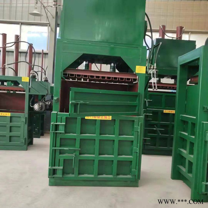 立式液压打包机**生产热卖中废纸服装棉花金属稻草等图7