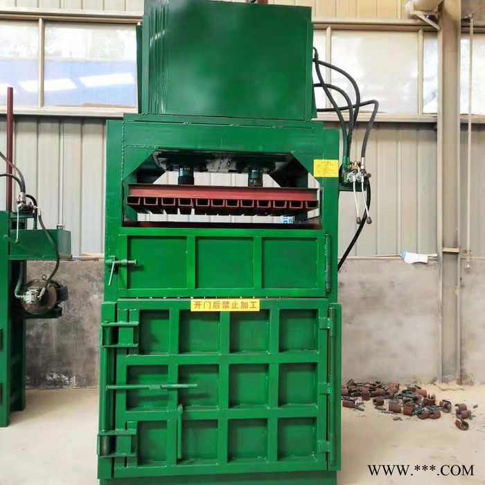 立式液压打包机**生产热卖中废纸服装棉花金属稻草等图2