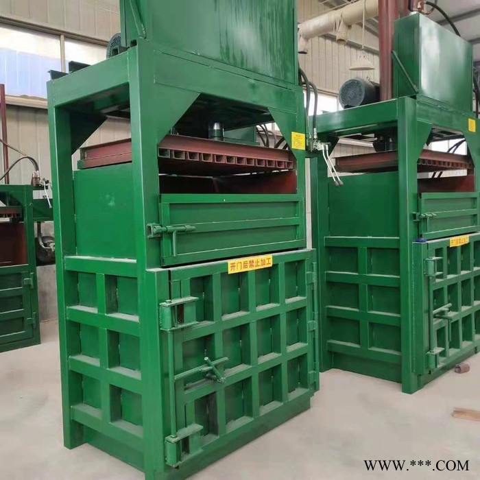 立式液压打包机**生产热卖中废纸服装棉花金属稻草等图3