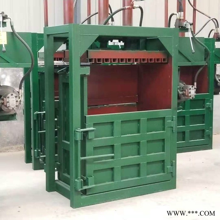 立式液压打包机**生产热卖中废纸服装棉花金属稻草等图4