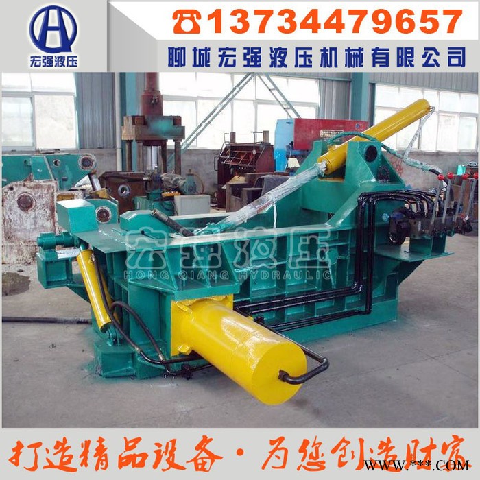 更专业技术 废金属打包机械设备侧翻包报废车辆压块机图4