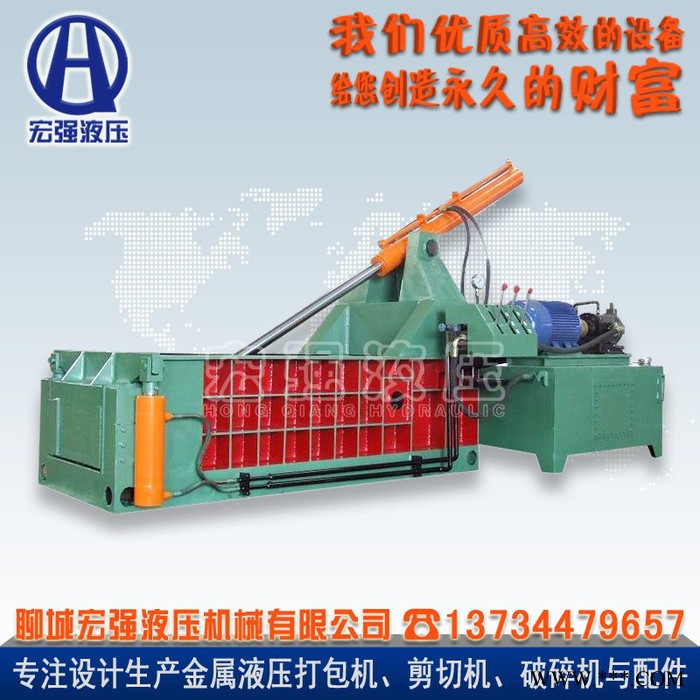 **】供应**天津金属液压打包机价格低 全自动金属液压打包机置换二手半自动金属液压打包机图3