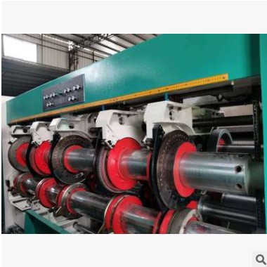 台湾山荣四色印刷开槽带收纸架高速自动机 专注东莞纸箱机器设备