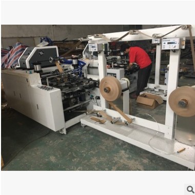 二手650型850型天地盖上糊机天地盖流水线整套皮壳机四面包边机图3