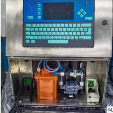 领达食品包装纸盒礼品飞机盒生产日期合格证二手油墨小字符喷码机图2