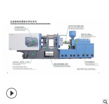 台意德350吨1000克注塑机伺服节能注塑机快餐盒专用机可开票图1