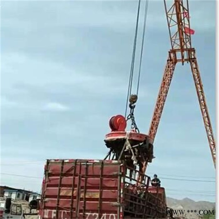鑫运起重电磁铁 自发电强磁起重废钢电磁吸盘 生产维修图3