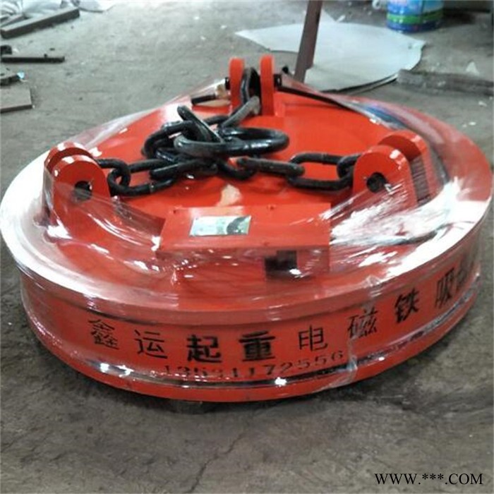 鑫运起重电磁铁 自发电强磁起重废钢电磁吸盘 生产维修图4