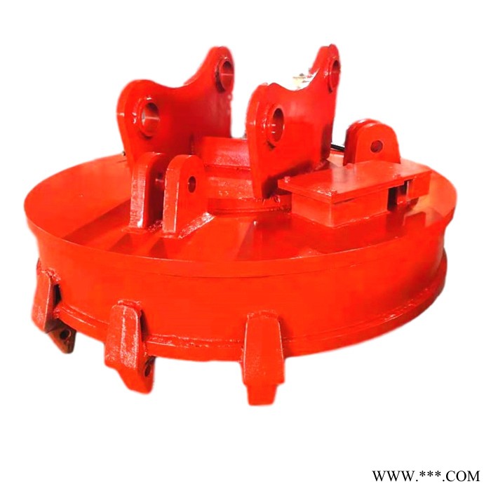 起重废钢电磁铁吸盘 鑫运起重吸盘 方形电磁铁定做 吊车式电动废钢吸盘图4