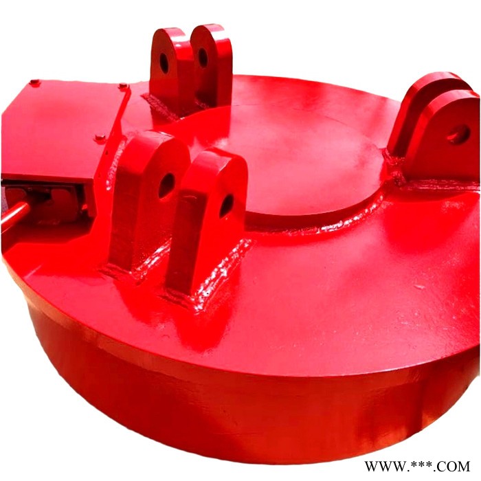 MW5-130L装废钢起重电磁铁 高温起重电磁铁 钩机加装废钢磁铁吸盘图4