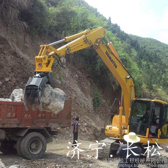 品类齐全抓木器  SH220抓木器  双缸抓木器抓废铁散料抓木器抓钢材抓木器图2