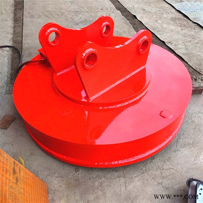 伊春市 调运废钢电磁铁 挖机废钢起重电磁铁吸盘 现货出售图2