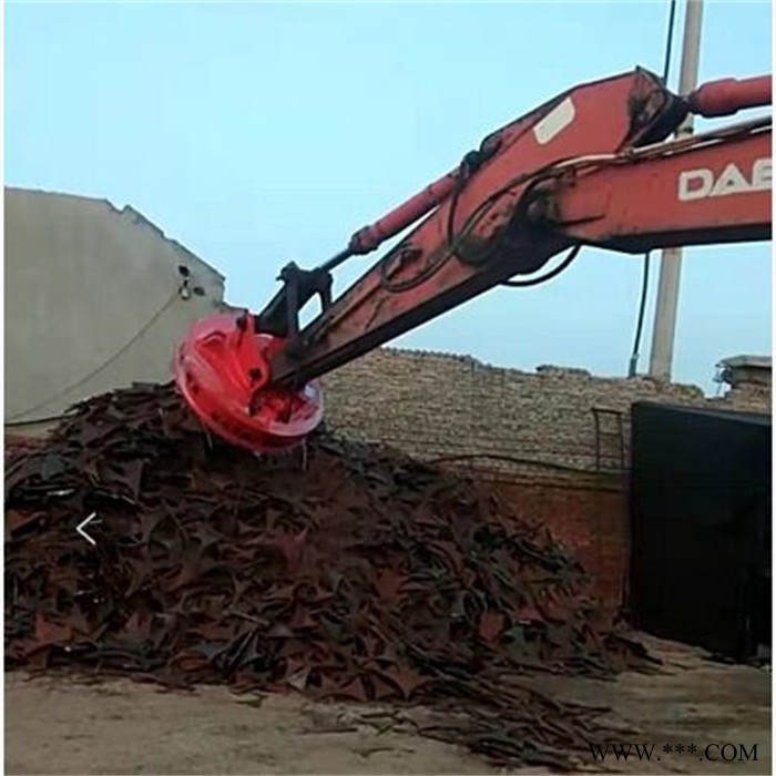 吊钢材的磁铁 废铁电磁铁 1米8起重废钢磁铁吸盘制造商鑫运图4