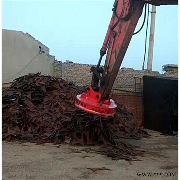 吊钢材的磁铁 废铁电磁铁 1米8起重废钢磁铁吸盘制造商鑫运图3