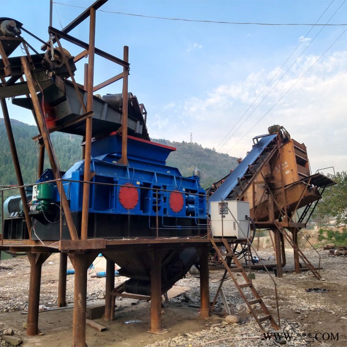 华盛铭钢渣破碎机 湖南大型废铁破碎机 风化砂制砂机厂家图3