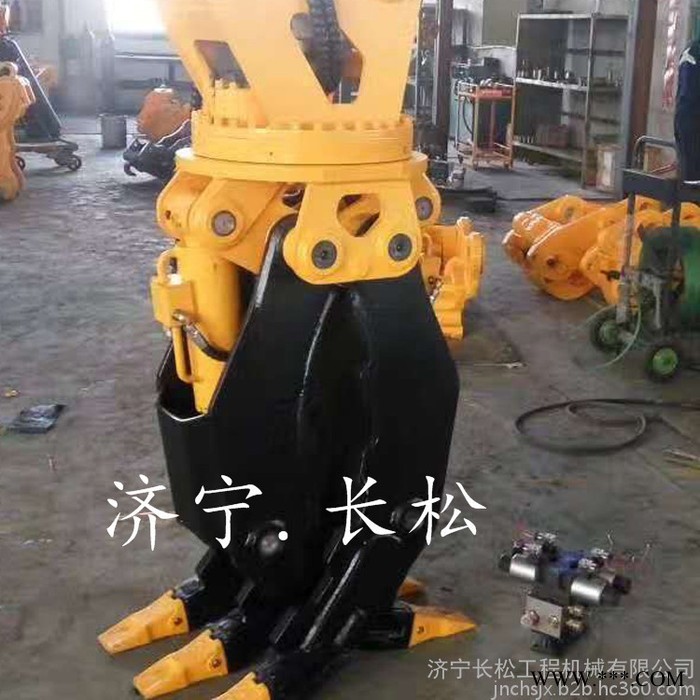 可调角度抓木器 单缸轻型抓木器 抓石抓木材抓木器 抓钢神器 抓废铁抓木器图3