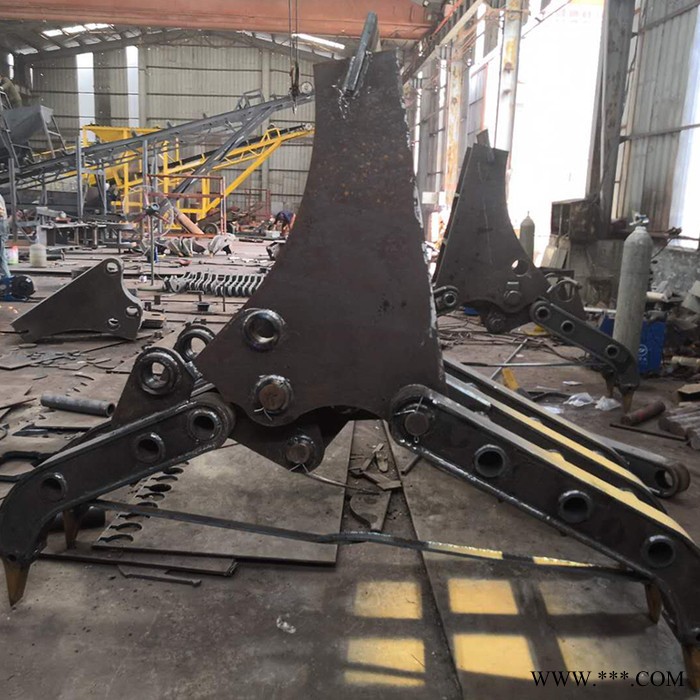 固定式抓废铁抓纲机 抓钢工具梅花抓木机 旋转抓钢器厂家图4