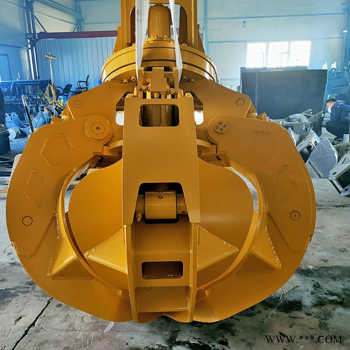 卡博恩挖掘机废钢抓钢器 旋转式废铁碎石用抓钢机价格图5