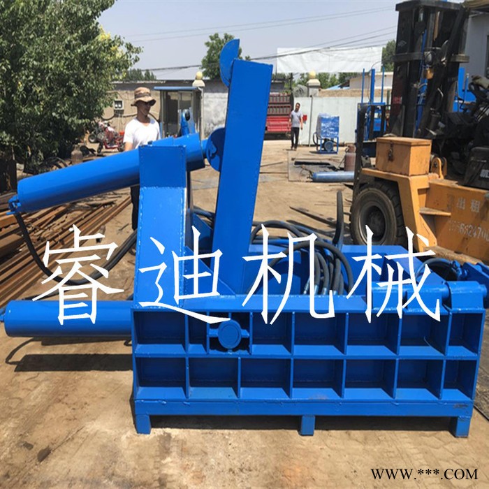 睿迪牌铁销金属压块机 卧式废铁废钢金属压块机图5