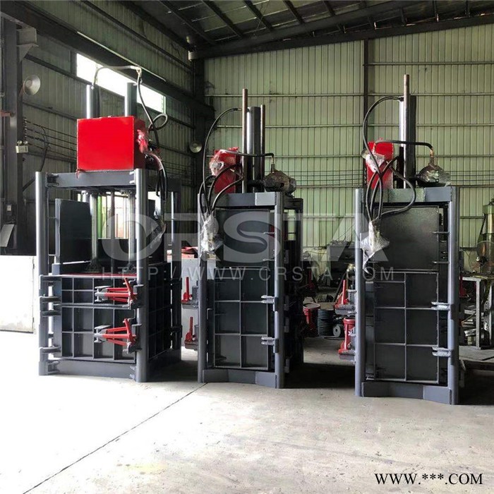 碎屑金属废铁打包机液压机械，金属铁屑废料压缩液压捆包机图4