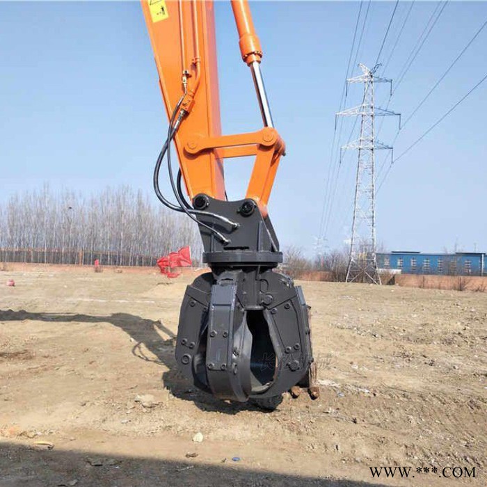 定制旋转莲花抓  XE370莲花抓 抓废铁废钢莲花抓液压莲花抓多瓣梅花抓图4