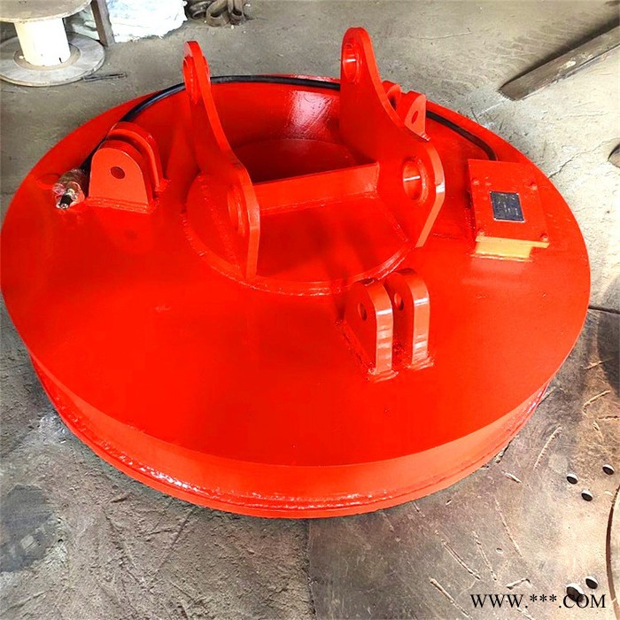 鑫运供应圆形起重电磁铁 1.5米装卸废钢用起重电磁铁吸盘 规格多支持定制图5