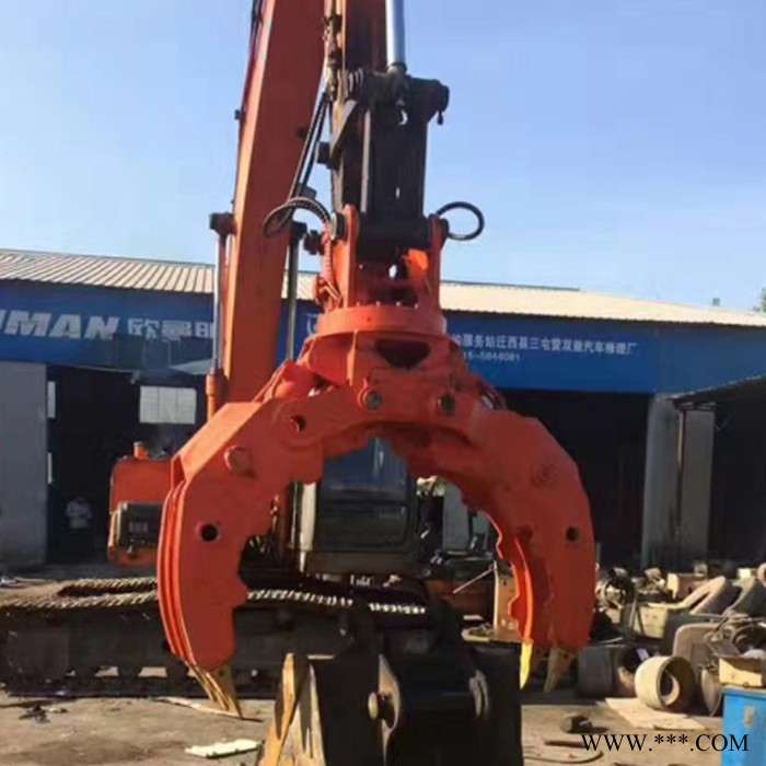 液压抓木器 SY125抓木器 抓木材抓石头抓木器 抓废料废铁抓木器图4