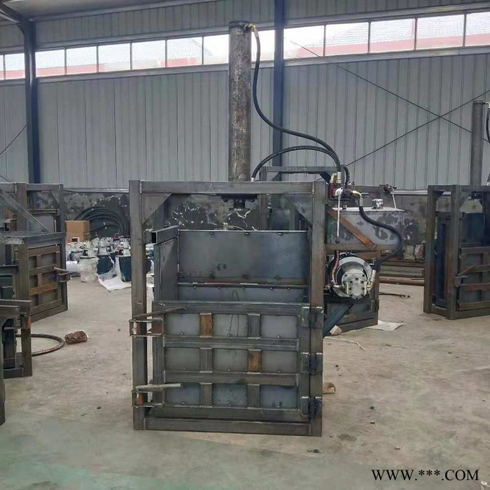 废弃油桶压扁机 编织吨袋液压打包机 大型废铁压缩机价格图3