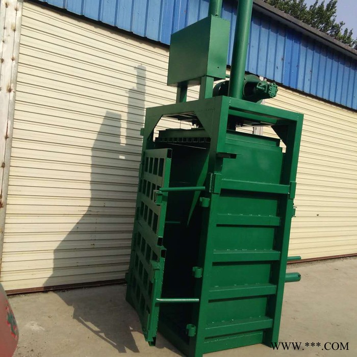 小型液压废纸打包机金属废铁压块机纸箱打捆压缩机图2
