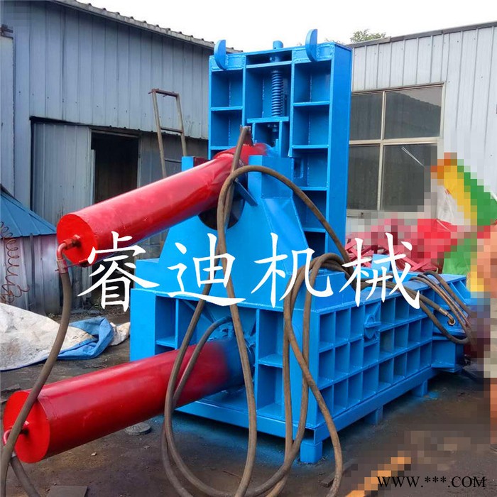 睿迪牌废铁金属液压压块机 铁销铁丝金属压块机价格图3