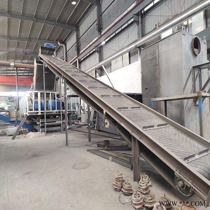 定子电机转子破碎机 铝转子分选设备 废铁除漆除锈揉球机 定子破碎机图5