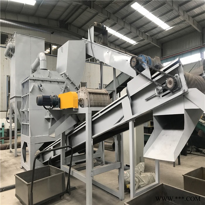 定子电机转子破碎机 铝转子分选设备 废铁除漆除锈揉球机 定子破碎机图2