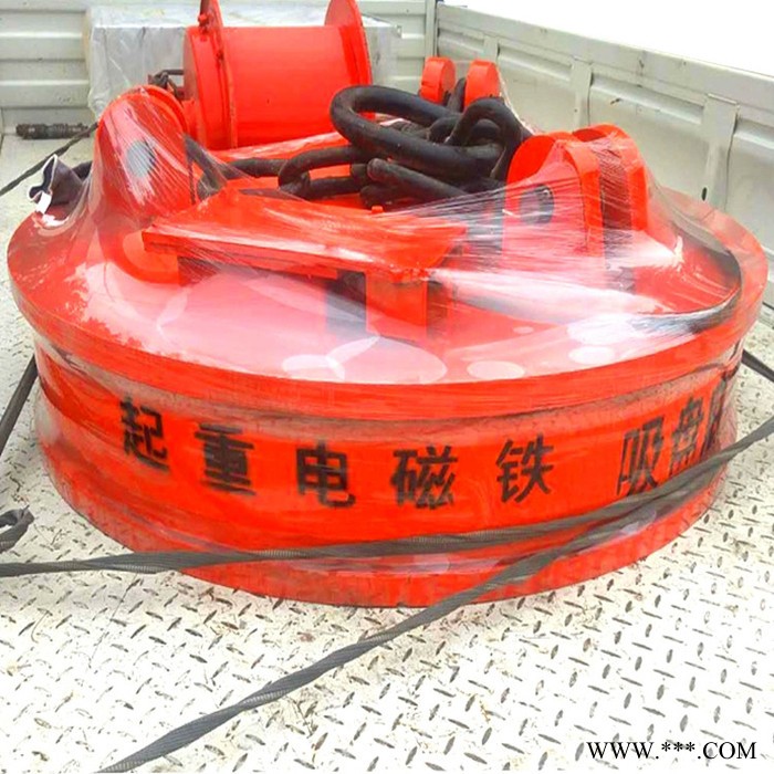 现货批发 圆形起重电磁铁 MW型圆形废铁金属吸盘 磁力起重电磁铁图3