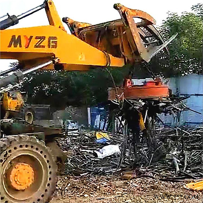 电磁废钢吸盘价格 起重电磁吸盘mw5挖机废钢电磁铁图7