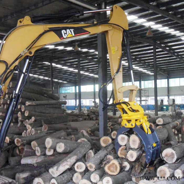 抓草抓棉抓木器 SH360抓木器 抓钢器抓废铁抓木器360旋转抓木器图5