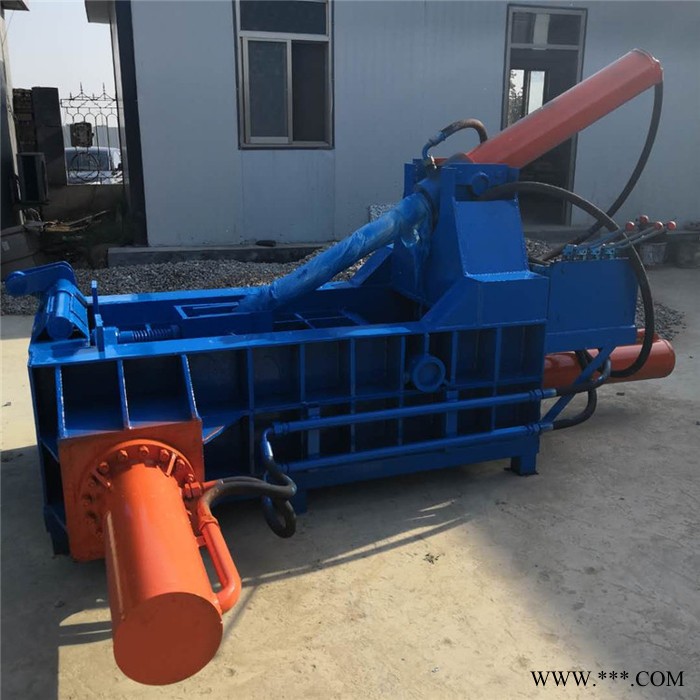 睿迪牌废铁片废铁块金属打包机压块机 废铁制品金属打包机压块机图5