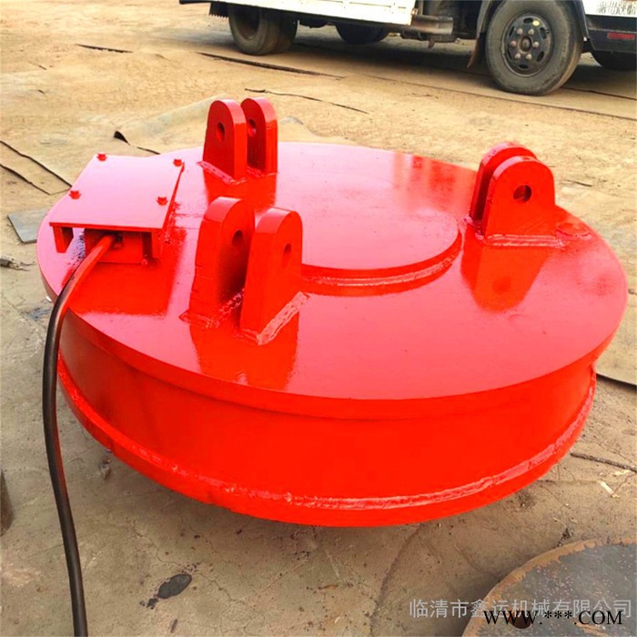 莱阳起重电磁铁起重废钢废料电磁吸盘 废钢挖机吸盘节省劳动力图3
