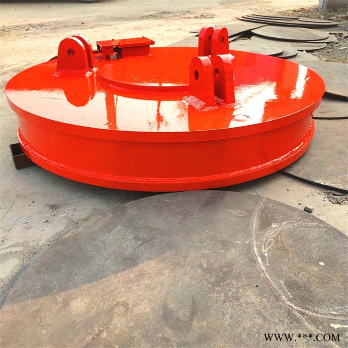 鑫运 电磁铁吸盘 行车挖机吊运废钢铁屑吸盘 MW5多种型号电磁铁吸盘定制图5