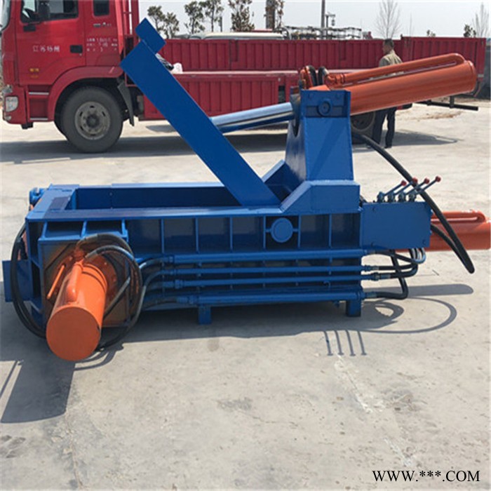 睿迪牌液压金属打包机 铝屑易拉罐废铁压块机图7