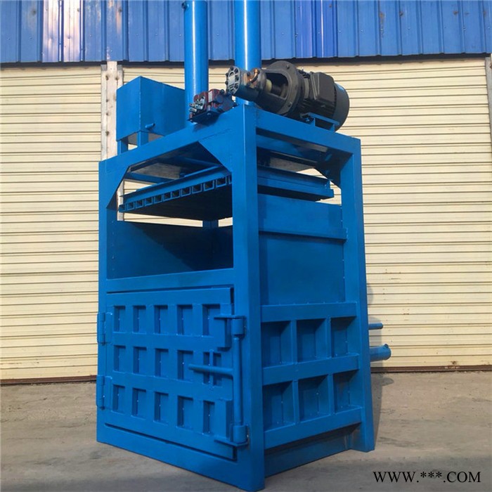 碎布海绵压块机 废铁丝打包机 宇佳 油桶压扁机图6